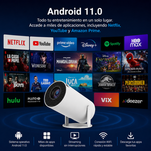 Proyector CineMax 4K + Tripié Gratis