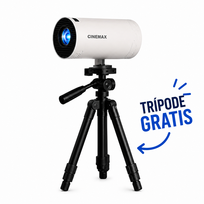 Proyector CineMax 4K + Trípode Gratis